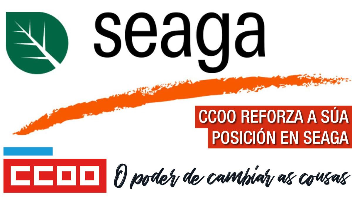 CCOO consoldase como segunda forza sindical en SEAGA e reduce as diferenzas