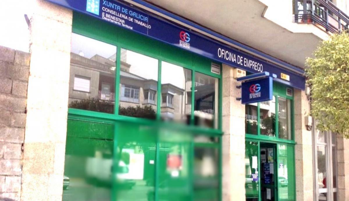 Unha oficina de emprego.