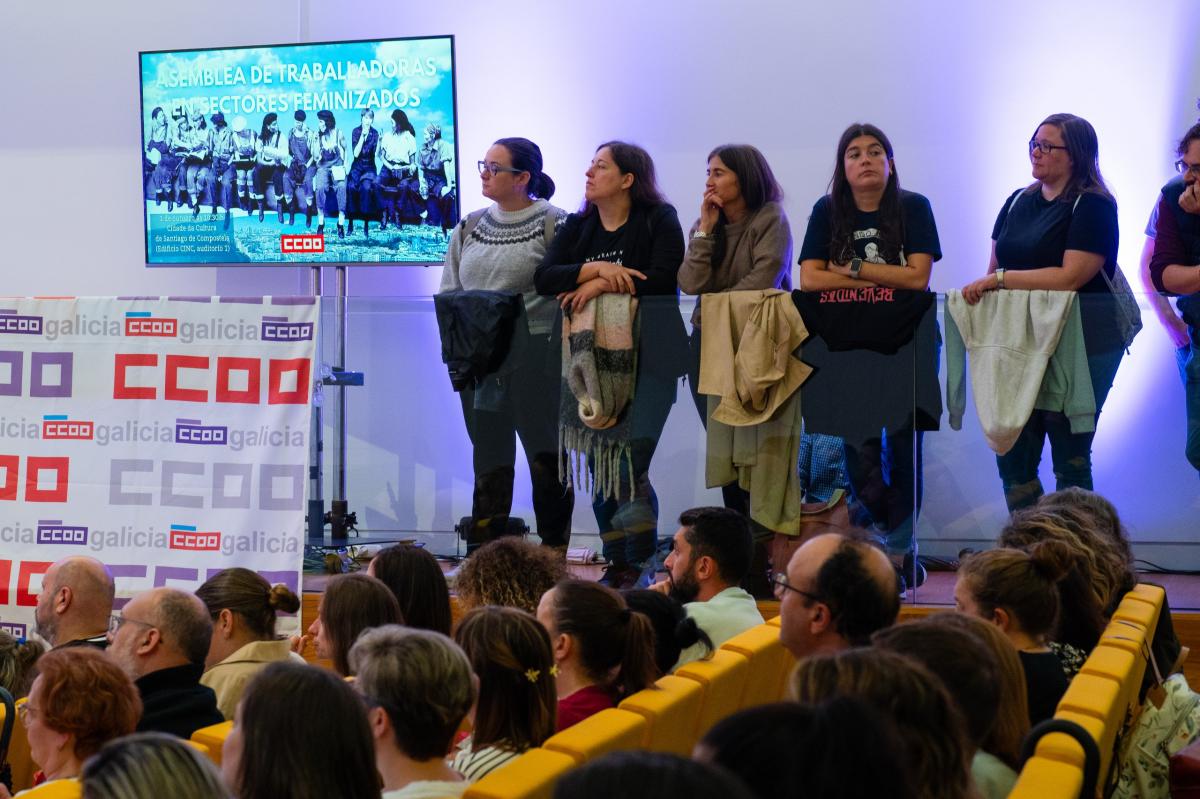 Asemblea de CCOO sobre traballadoras en sectores feminizados
