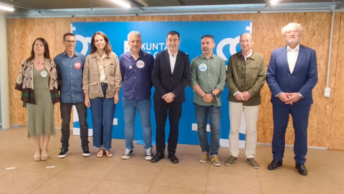 Sinatura dos acordos, o pasado venres.