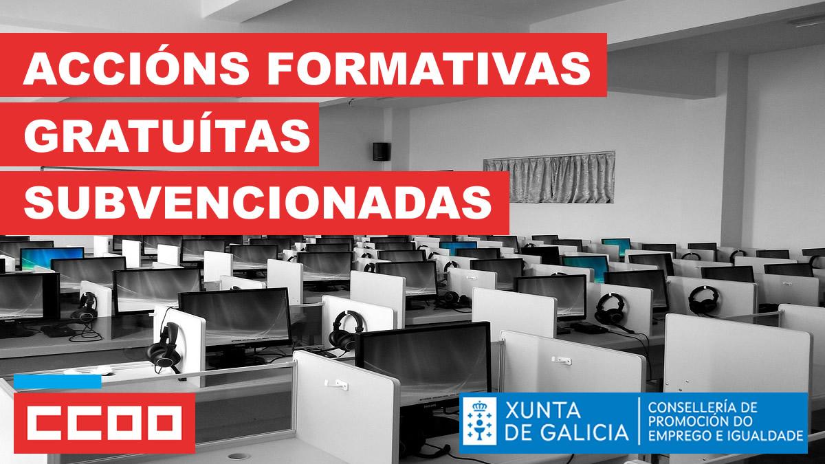 Accins formativas gratutas subvencionadas