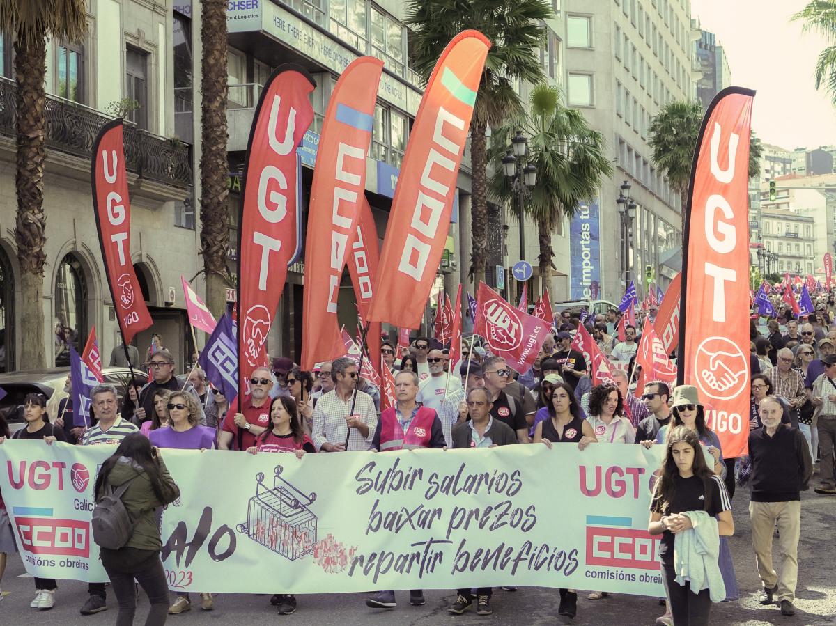Manifestacion 1 de Maio