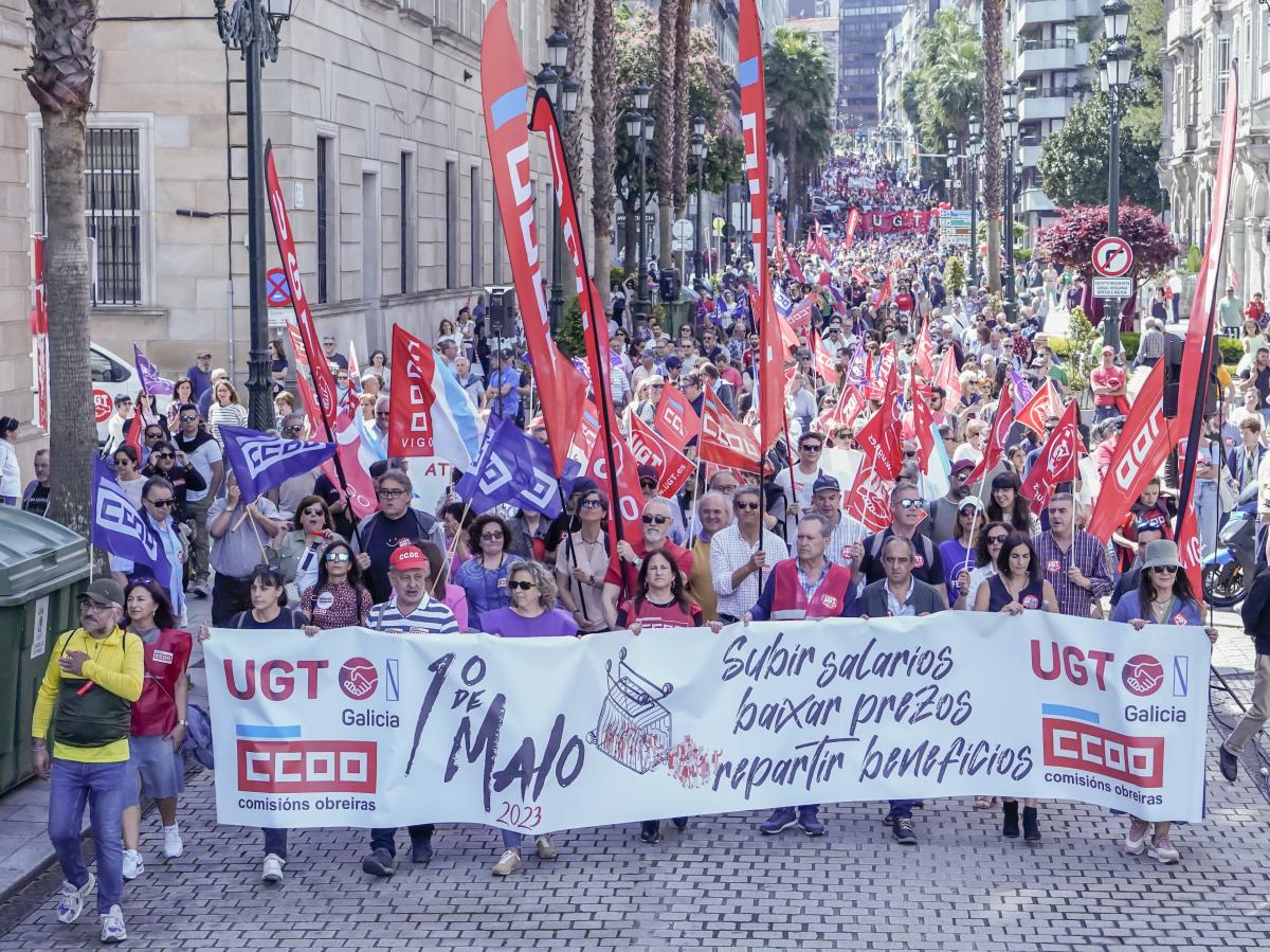 Manifestacion 1 de Maio