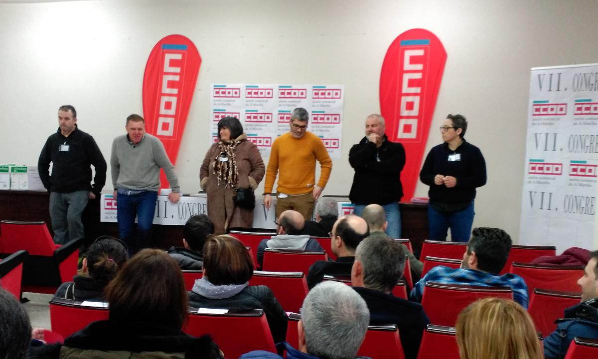 Mariano Quintela (segundo pola esquerda)  o novo responsable comarcal