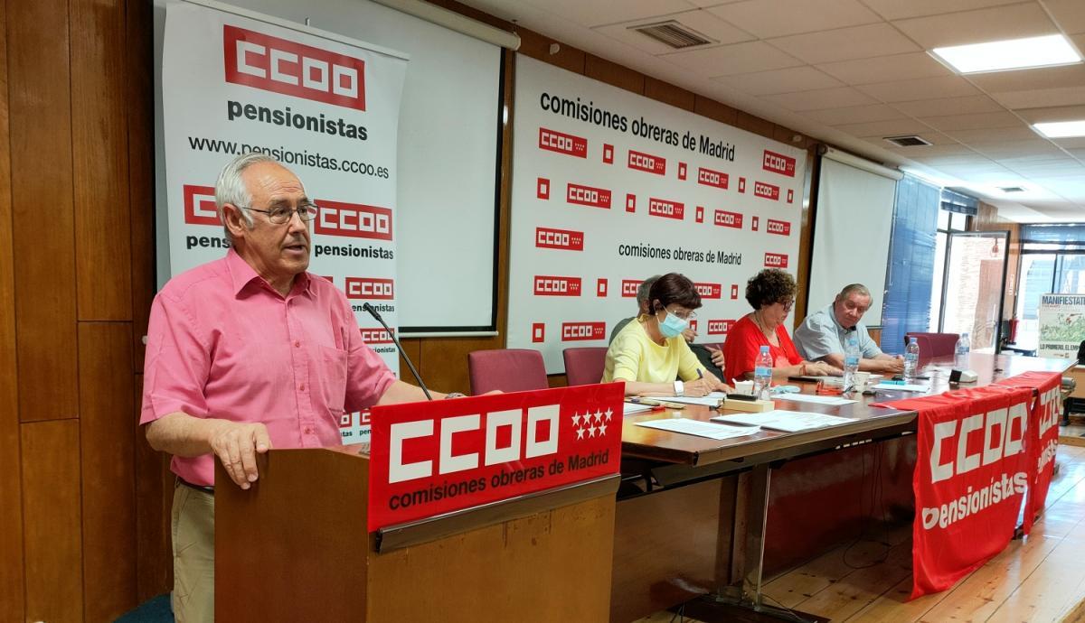 Juan Sepúlveda, novo secretario xeral da Federación Estatal de Pensionistas de CCOO.