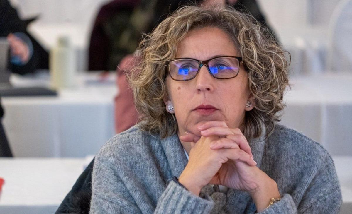 Amelia Pérez, secretaria xeral de CCOO de Galicia.