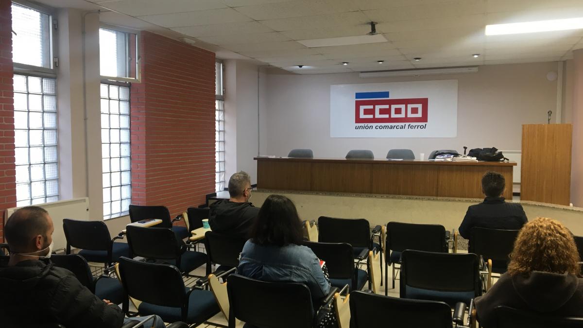 Obradoiro en Ferrol do Gabinete de Igualdade de CCOO