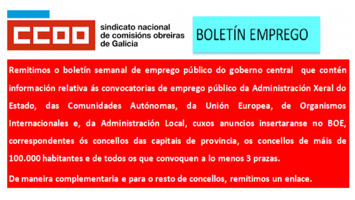 Boletn de emprego