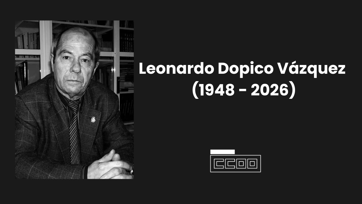Leonardo Dopico, na foto que ilustra o seu perfil en 'Biografías obreiras de Ferrol'.