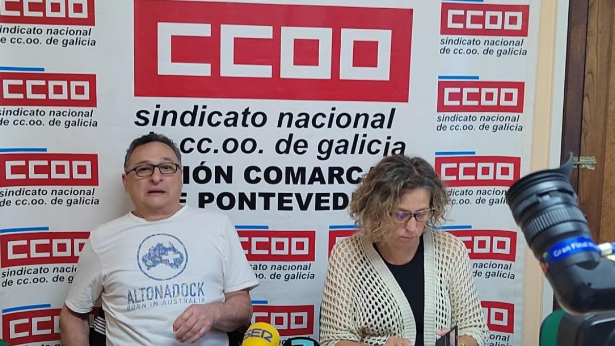 Jos� Luis Garc�a Pedrosa e Amelia P�rez presentaron un informe sobre a situaci�n socioecon�mica municipal