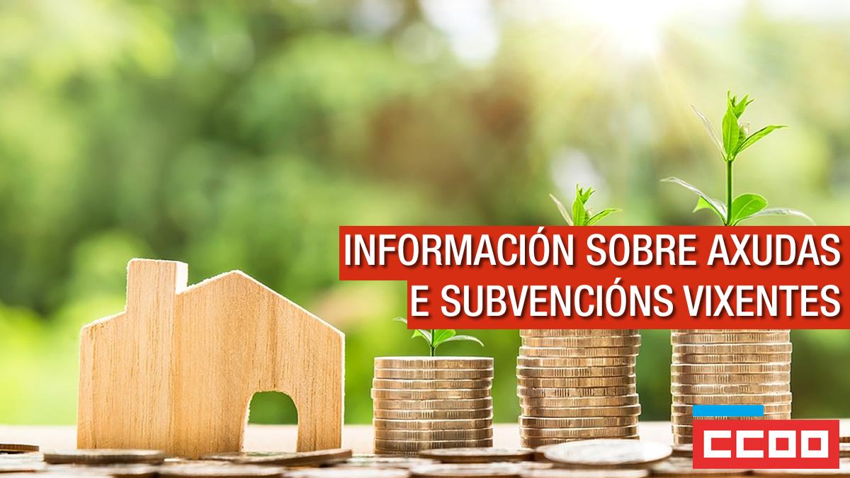 Informacin sobre axudas e subvencins vixentes