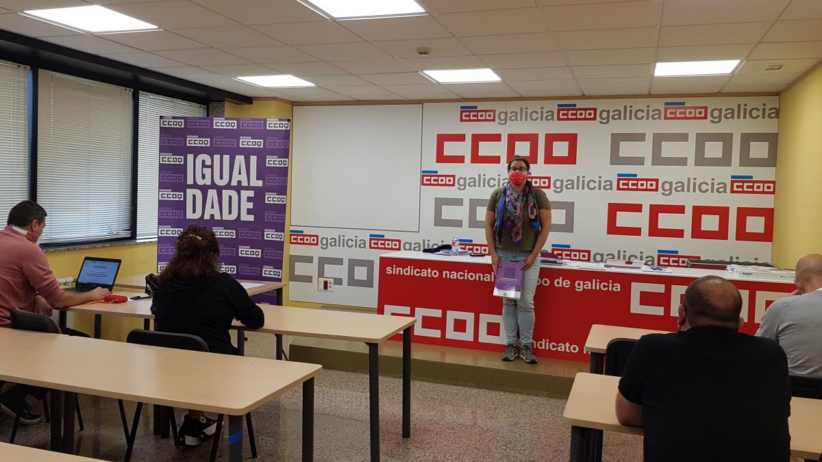 Obradoiro en Santiago de Compostela do Gabinete de Igualdade de CCOO